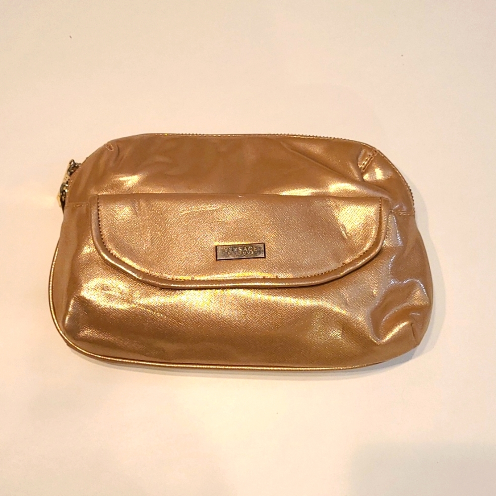 Versace Parfums clutch, gold